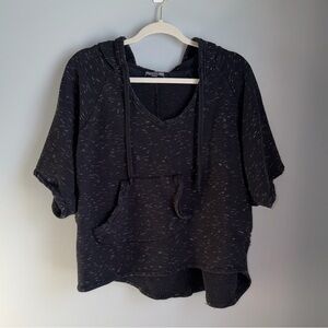 Threads 4 Thought Short Sleeve Hoodie XS/S Charcoal